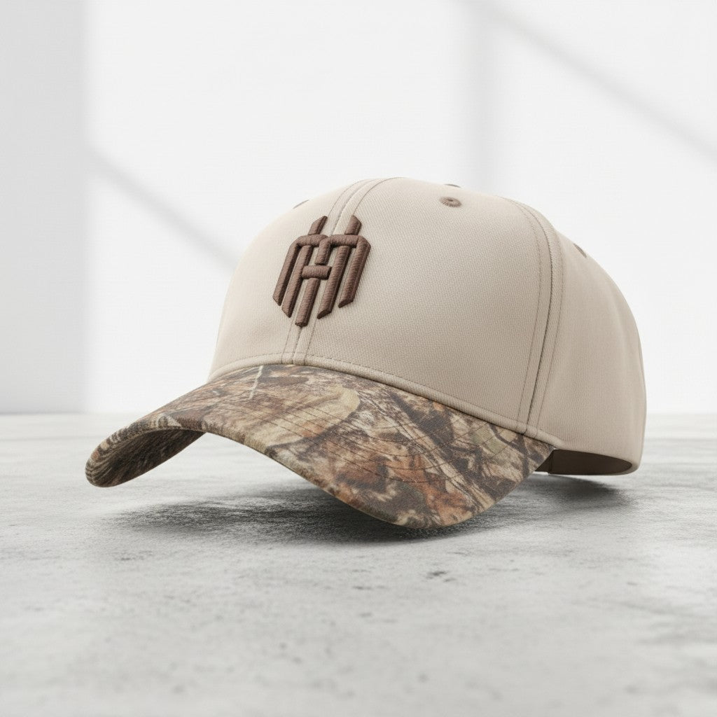 Muscle Hustle Signature Camo Trucker