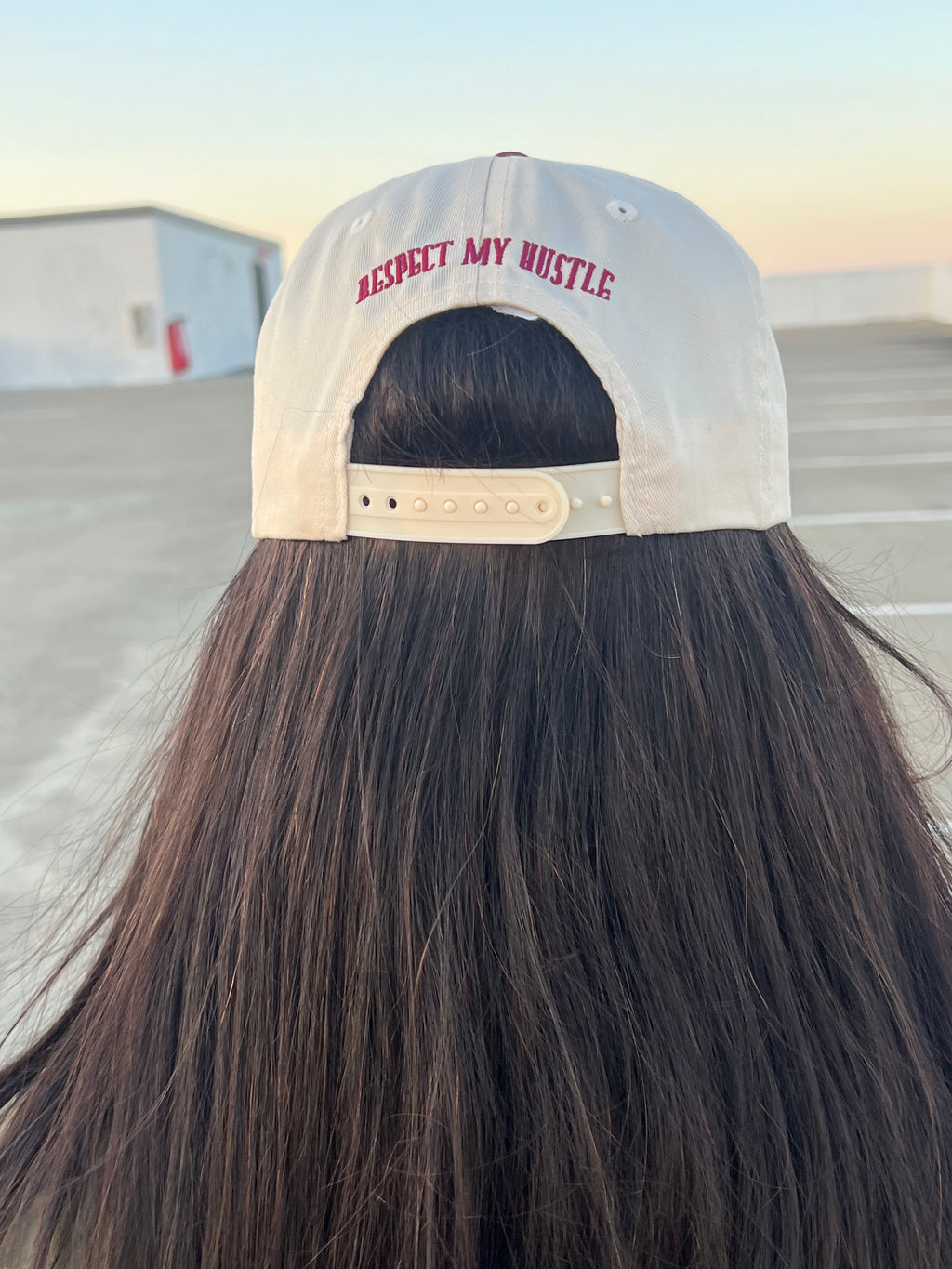 Muscle Hustle Signature Trucker (burgandy)