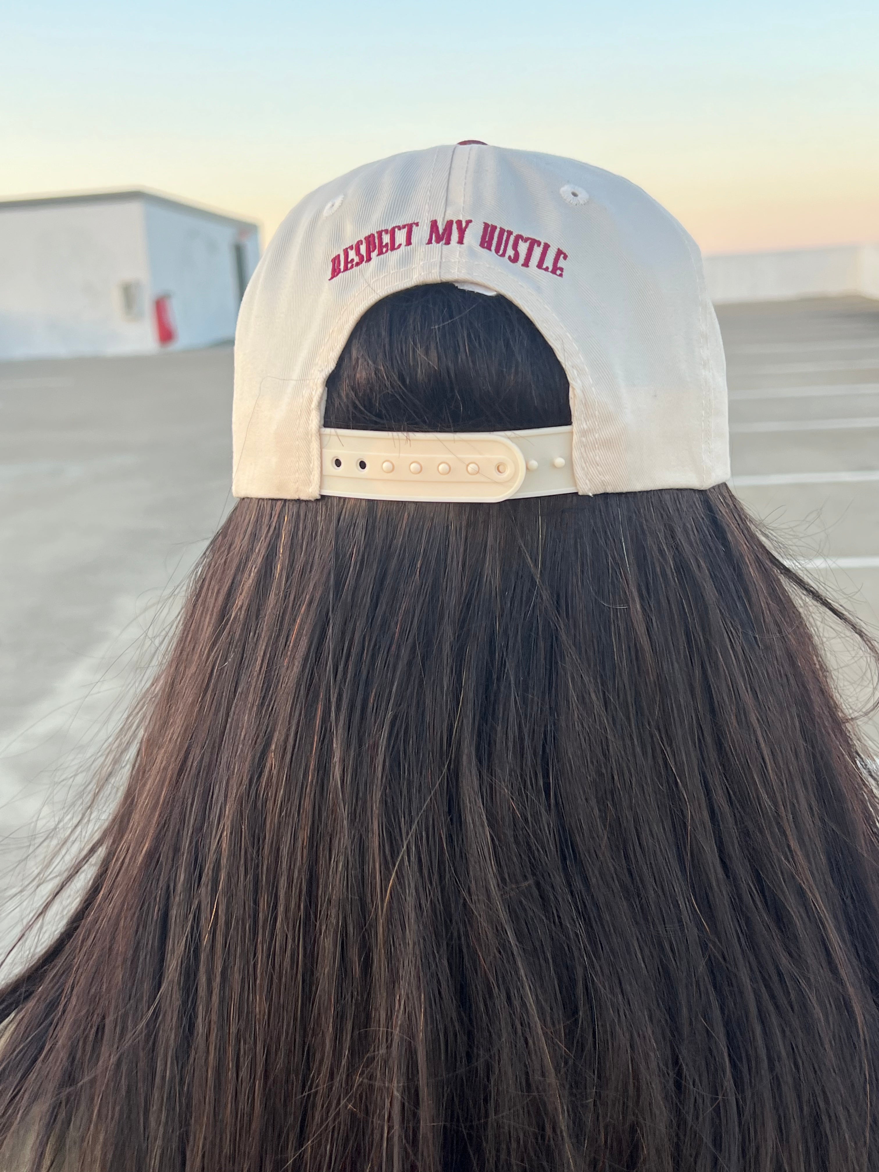 Muscle Hustle Signature Trucker (burgandy)