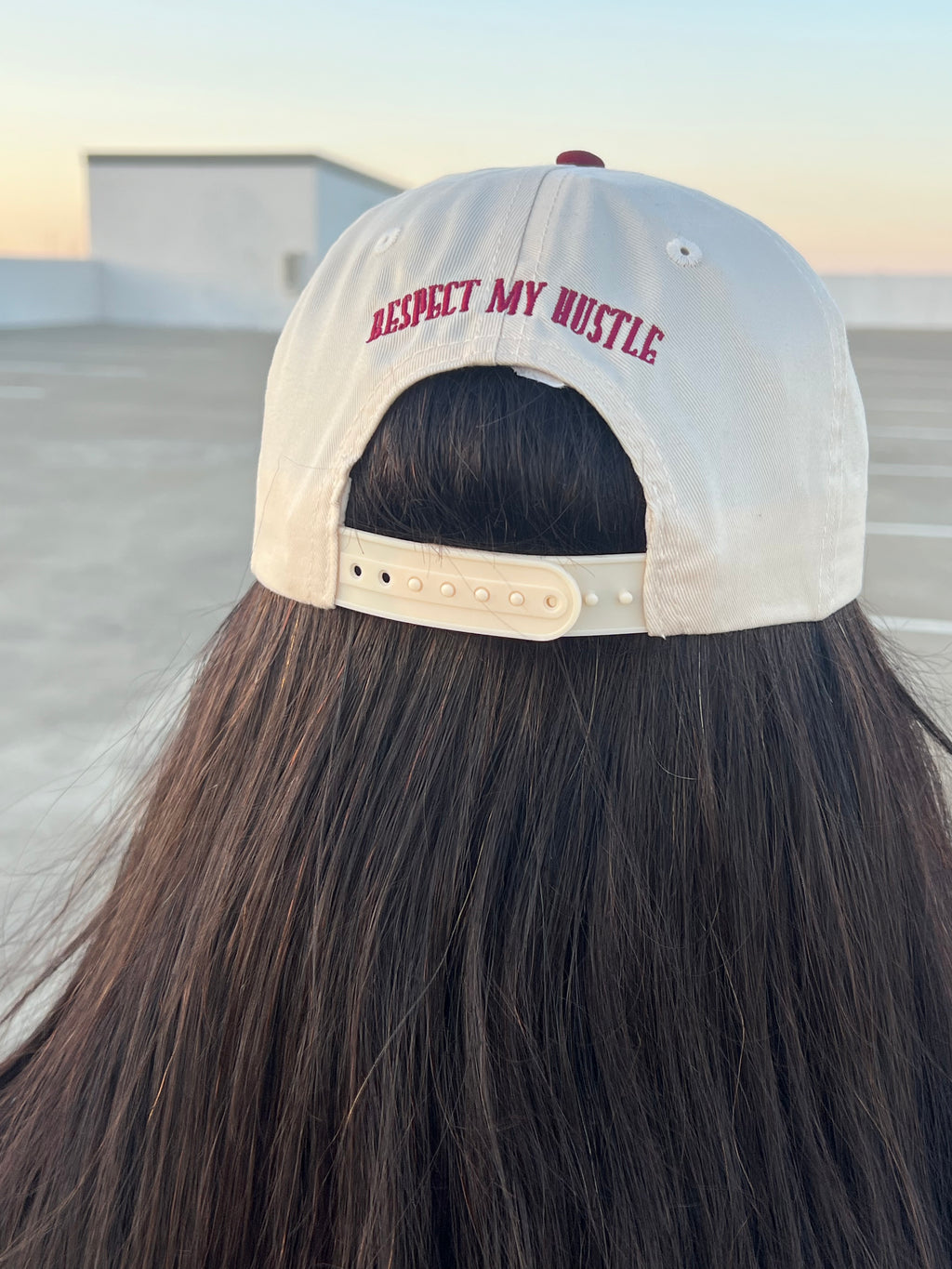 Muscle Hustle Signature Trucker (burgandy)