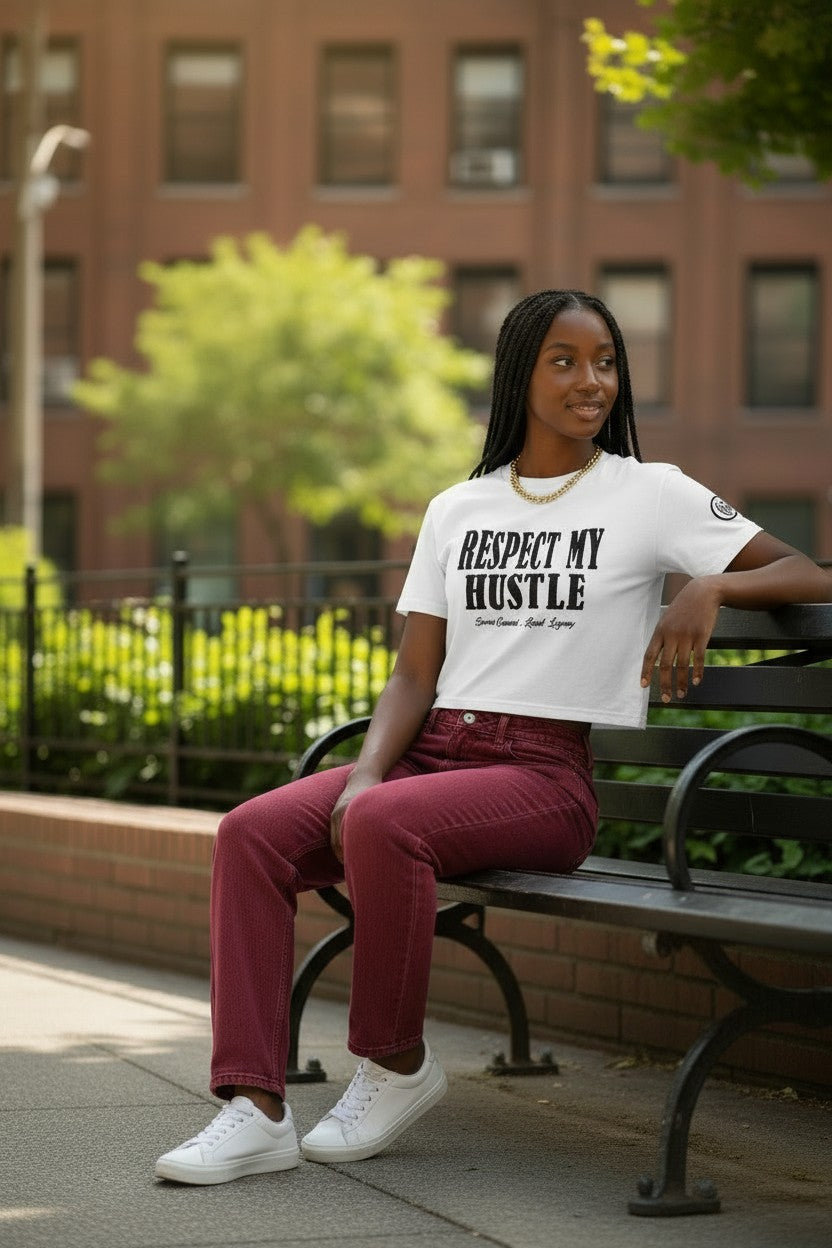 Respect My Hustle Crop Tee